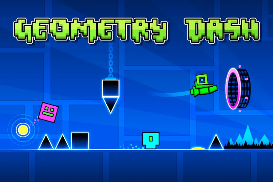Взломанная Geometry Dash Lite на Андроид — Новые уровни и улучшенная графика — скриншот 1