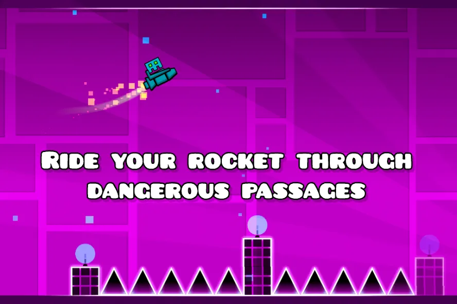 Взломанная Geometry Dash Lite на Андроид — Новые уровни и улучшенная графика — скриншот 2