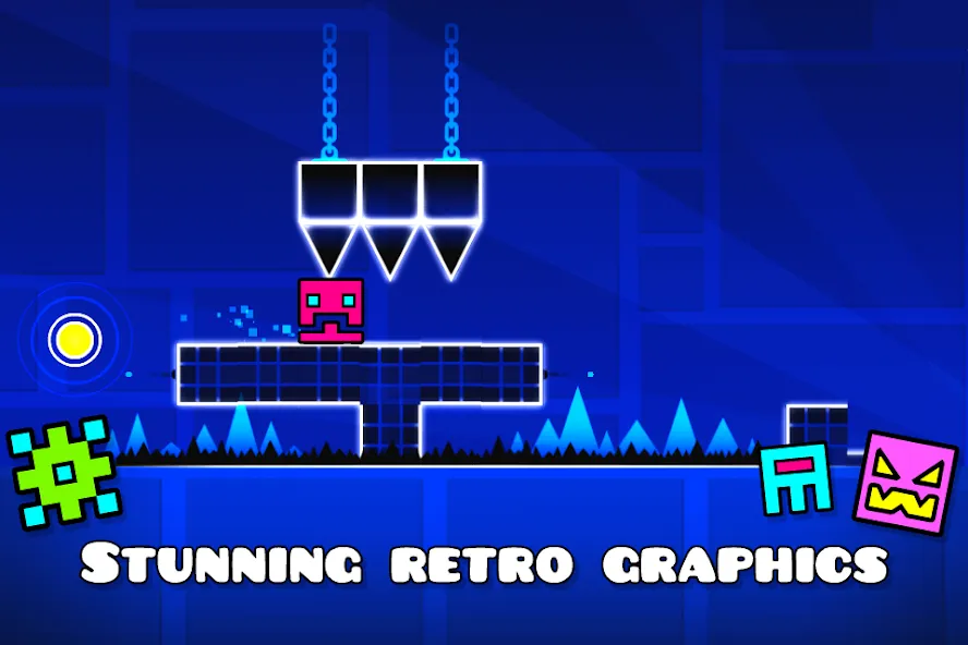 Взломанная Geometry Dash Lite на Андроид — Новые уровни и улучшенная графика — скриншот 3