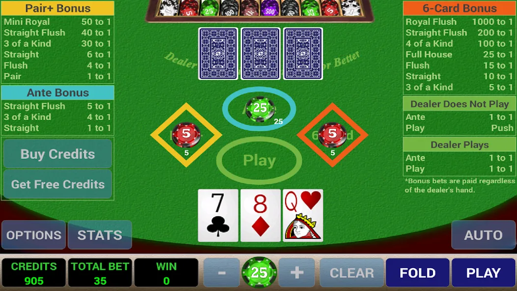 Скачать Ace 3-Card Poker с модом — Безлимитные фишки и удачная раздача — скриншот 2 Скачать Ace 3-Card Poker с модом — Безлимитные фишки и удачная раздача — скриншот 2