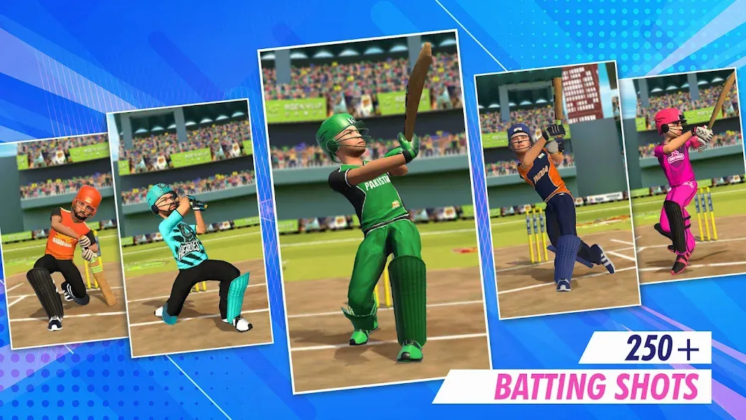 RVG Real World Cricket Game 3D на Андроид — Мод Безлимитные деньги и всё открыто — скриншот 4