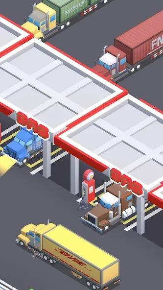 Скачать взломанную Travel Center Tycoon — Безлимитные деньги и ускоренная прокачка — скриншот 2