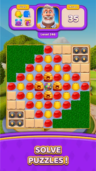 Mayor Match MOD APK на Android — Безлимитные деньги и ресурсы — скриншот 3 Mayor Match MOD APK на Android — Безлимитные деньги и ресурсы — скриншот 3