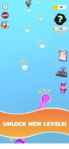 Скачать Tangle Master 3D (Мод: Разблокированы все уровни и подсказки) на Андроид — скриншот 3