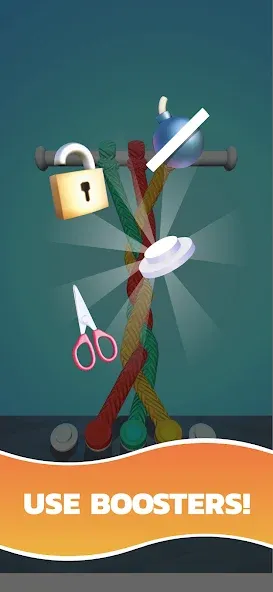 Скачать Tangle Master 3D (Мод: Разблокированы все уровни и подсказки) на Андроид — скриншот 4