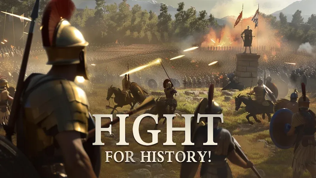Скачать Grand War: Rome Strategy Games (Мод: Безлимитные деньги и ресурсы) на Андроид — скриншот 1