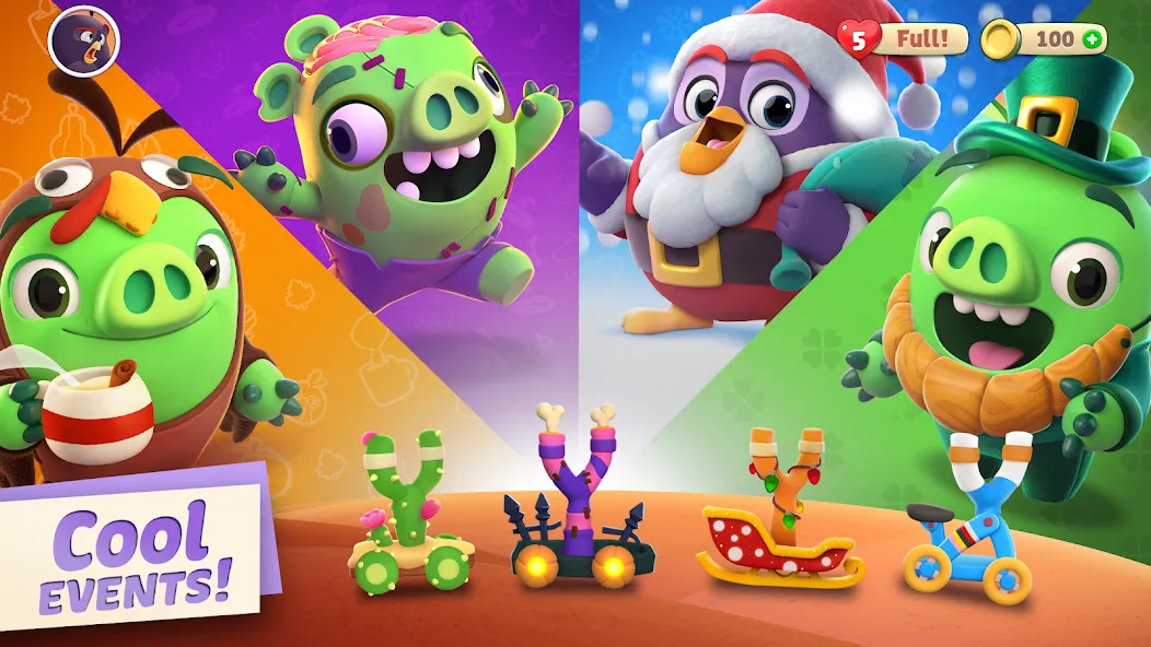 Скачать Angry Birds Journey — Модификация Безлимитные жизни и открыты все уровни — скриншот 3
