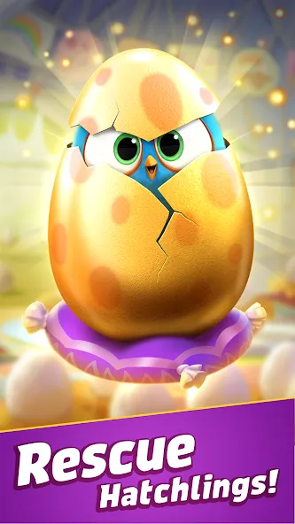 Скачать Angry Birds Match 3 на Android — Безлимитные жизни и монеты — скриншот 2
