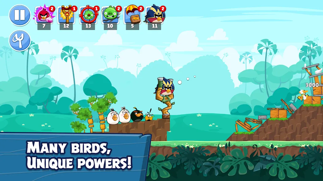 Скачать Angry Birds Friends на телефон — Безлимитные монеты и усилители — скриншот 3