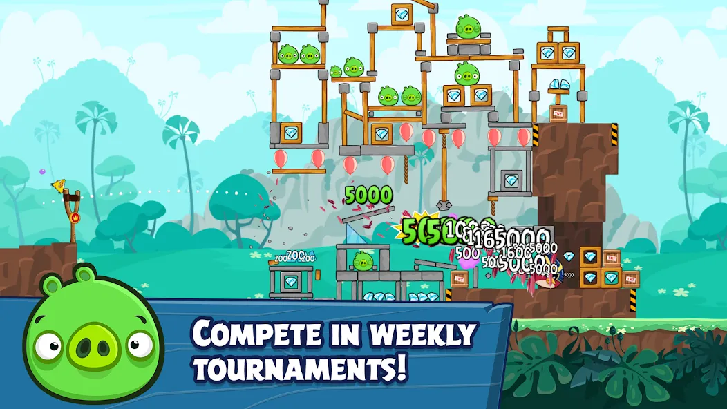 Скачать Angry Birds Friends на телефон — Безлимитные монеты и усилители — скриншот 4