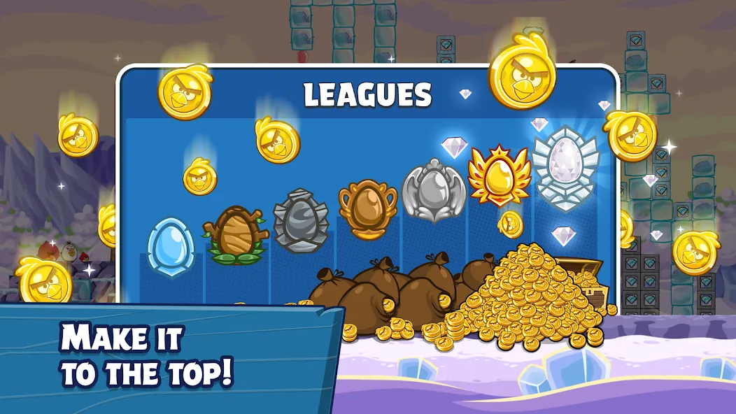 Скачать Angry Birds Friends на телефон — Безлимитные монеты и усилители — скриншот 5