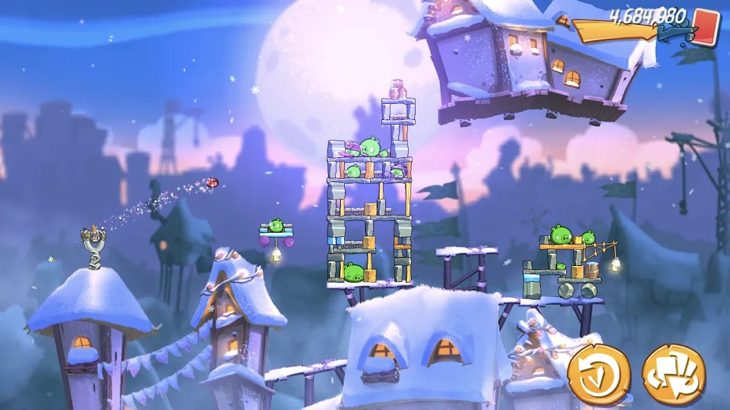 Angry Birds 2 MOD APK — Безлимитные монеты и все уровни — скриншот 1