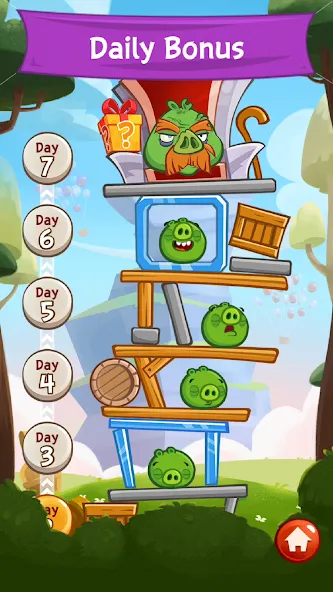 Скачать взлом Angry Birds Blast на Андроид — Безлимитные жизни и усилители — скриншот 5