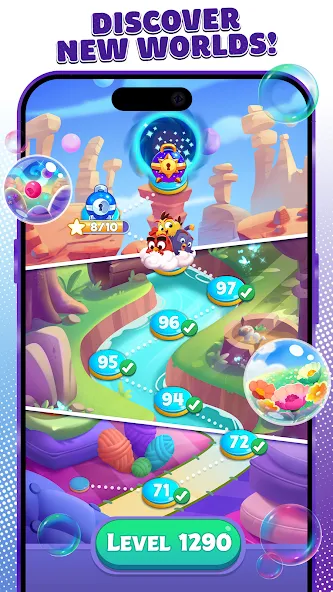 Скачать Angry Birds Dream Blast на Android — Безлимитные жизни и ходов — скриншот 5 Скачать Angry Birds Dream Blast на Android — Безлимитные жизни и ходов — скриншот 5