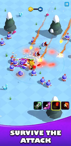 Скачать Idle Warrior Defence RPG на Андроид — Безлимитные деньги и усиленные герои — скриншот 2
