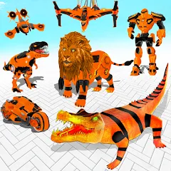 Robot Game Transform Crocodile Mod APK Безлимитные деньги и оружие — Скачать на Андроид