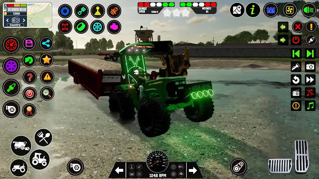 Indian Tractor Farming Games MOD APK на Android — Безлимитные деньги и все тракторы открыты — скриншот 3