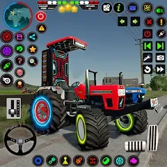 Indian Tractor Farming Games MOD APK на Android — Безлимитные деньги и все тракторы открыты