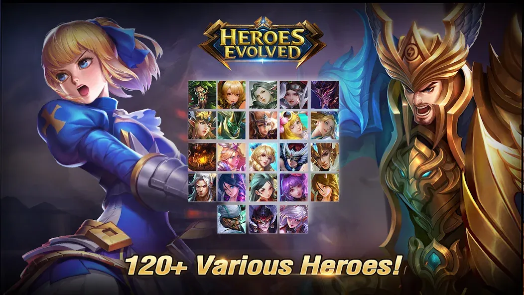 Heroes Evolved — Мод: Бесконечные ресурсы и усиленные герои — скриншот 4