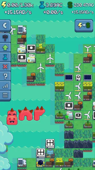 Reactor - Energy Sector Tycoon на Андроид — Мод Безлимитные ресурсы и ускоренное развитие — скриншот 2 Reactor - Energy Sector Tycoon на Андроид — Мод Безлимитные ресурсы и ускоренное развитие — скриншот 2