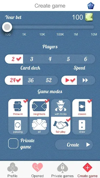 Durak Online — Взломанная версия (Без рекламы и быстрый доступ к играм) — скриншот 2