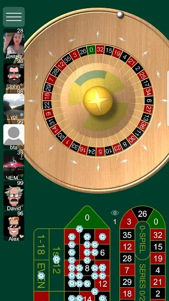 Roulette Online — Мод: Безлимитные фишки и открыты все столы — скриншот 1