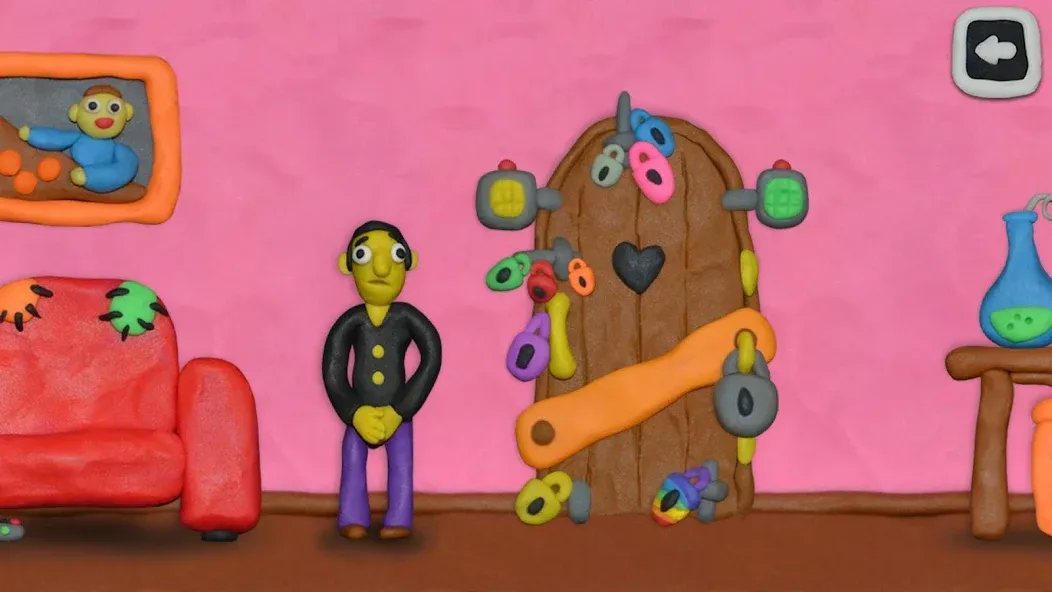 12 LOCKS: Plasticine room — Взломанная версия (Открыты все уровни и подсказки) — скриншот 2 12 LOCKS: Plasticine room — Взломанная версия (Открыты все уровни и подсказки) — скриншот 2