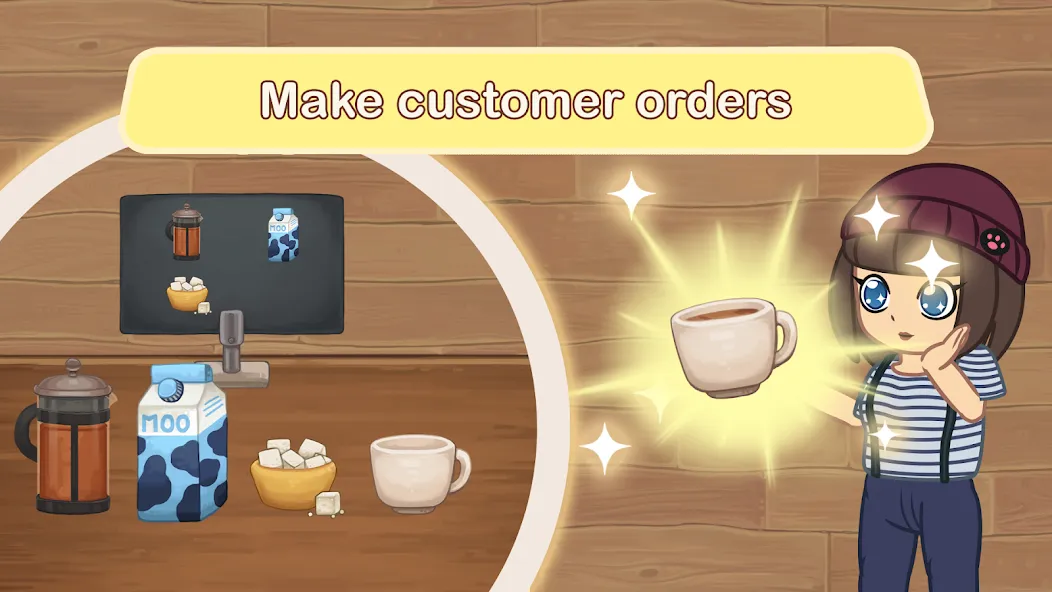 Furistas Cat Cafe (Мод Безлимитные монеты и все коты открыты) — скриншот 5