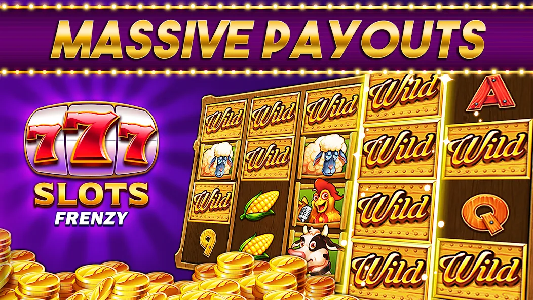 Casino Frenzy - Slot Machines на Андроид — Мод Безлимитные монеты и бонусы — скриншот 4