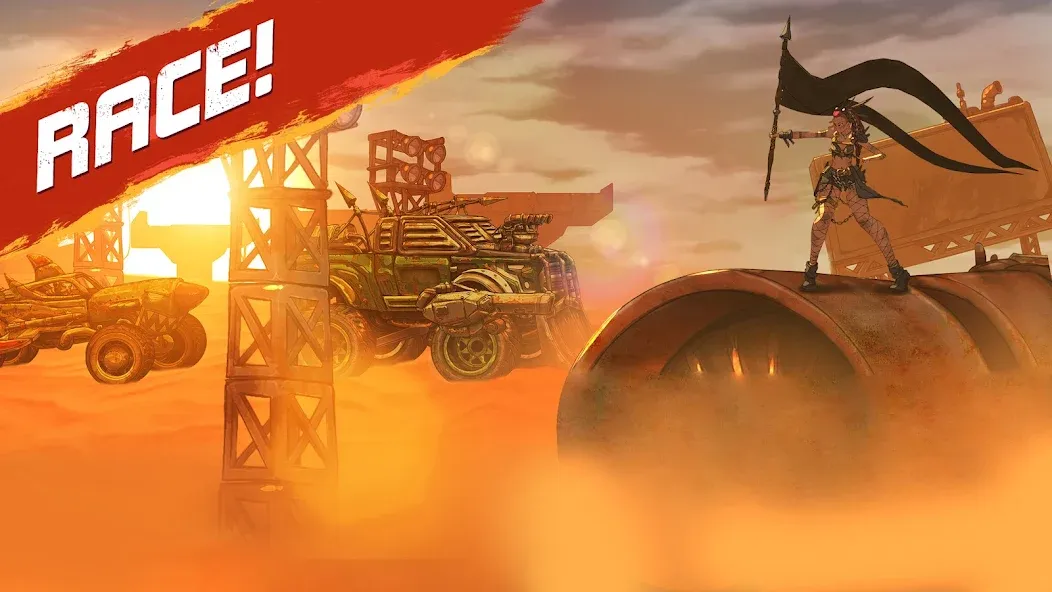 Скачать Road Warrior: Nitro Car Battle — Безлимитное топливо и улучшенные машины — скриншот 2 Скачать Road Warrior: Nitro Car Battle — Безлимитное топливо и улучшенные машины — скриншот 2