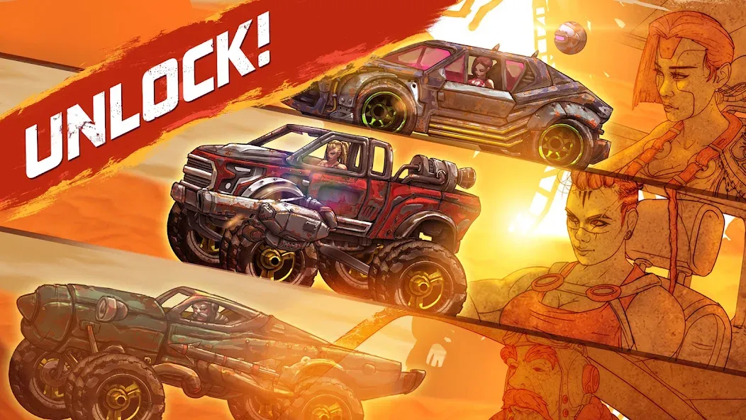 Скачать Road Warrior: Nitro Car Battle — Безлимитное топливо и улучшенные машины — скриншот 4 Скачать Road Warrior: Nitro Car Battle — Безлимитное топливо и улучшенные машины — скриншот 4