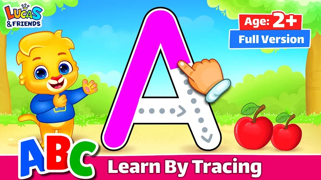ABC Kids - Tracing & Phonics — Мод: Открыты все задания и буквы — скриншот 1