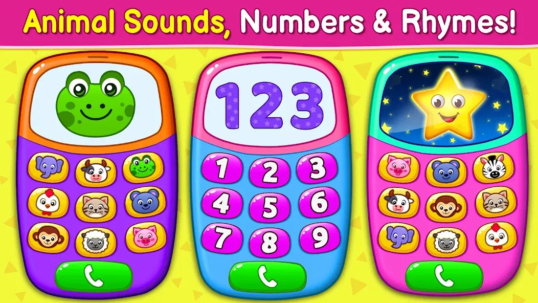 Baby Games: Piano & Baby Phone — Мод: Разблокированы все функции и песни — скриншот 1 Baby Games: Piano & Baby Phone — Мод: Разблокированы все функции и песни — скриншот 1