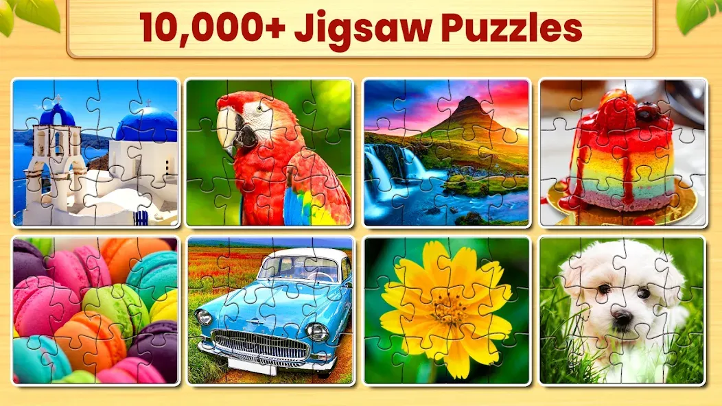 Jigsaw Puzzles: Picture Puzzle на Андроид — Мод Безлимитные подсказки и открыты все пазлы — скриншот 2