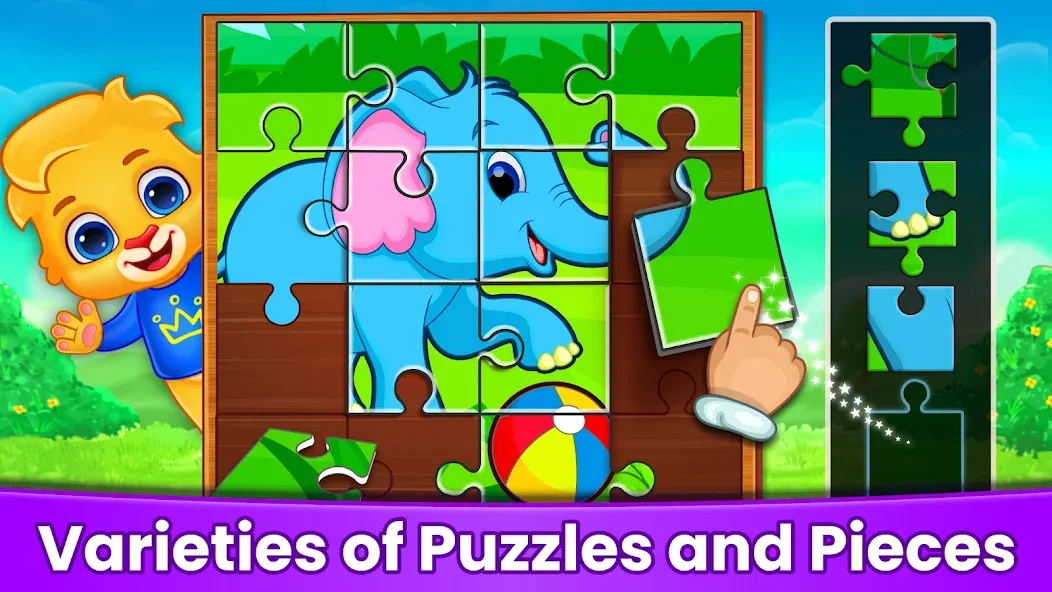 Скачать Puzzle Kids: Jigsaw Puzzles MOD APK — Открыты все пазлы и уровни — скриншот 2