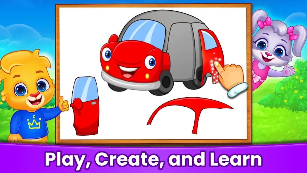 Скачать Puzzle Kids: Jigsaw Puzzles MOD APK — Открыты все пазлы и уровни — скриншот 3