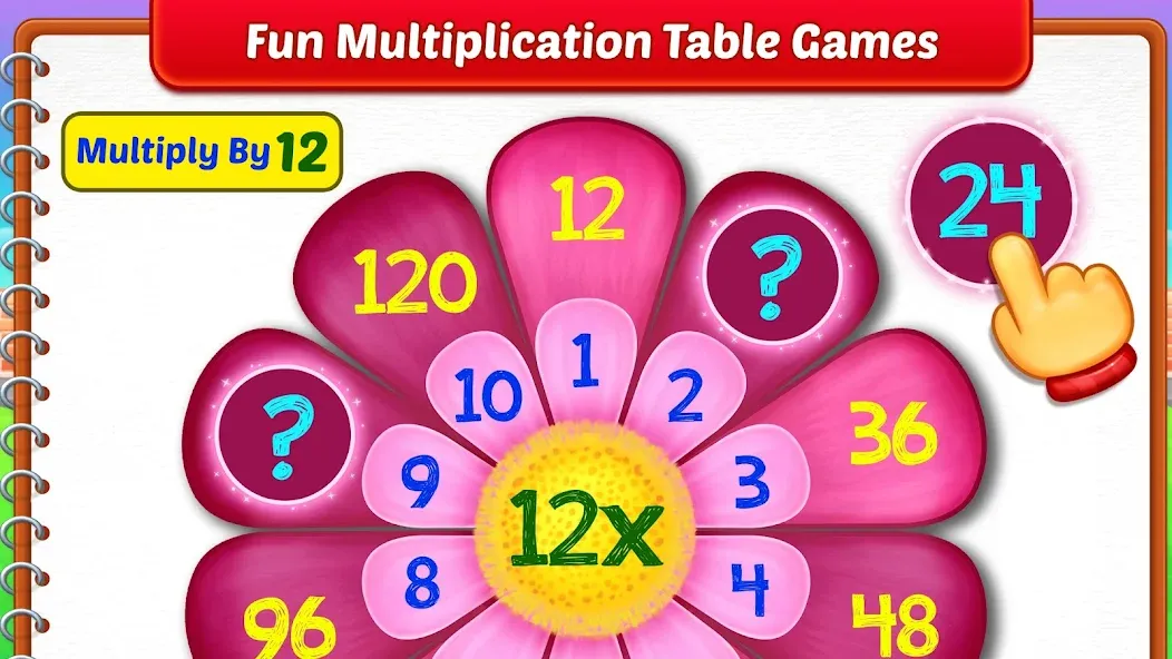 Скачать взлом Kids Multiplication Math Games на Андроид — Без рекламы и все уровни открыты — скриншот 4 Скачать взлом Kids Multiplication Math Games на Андроид — Без рекламы и все уровни открыты — скриншот 4