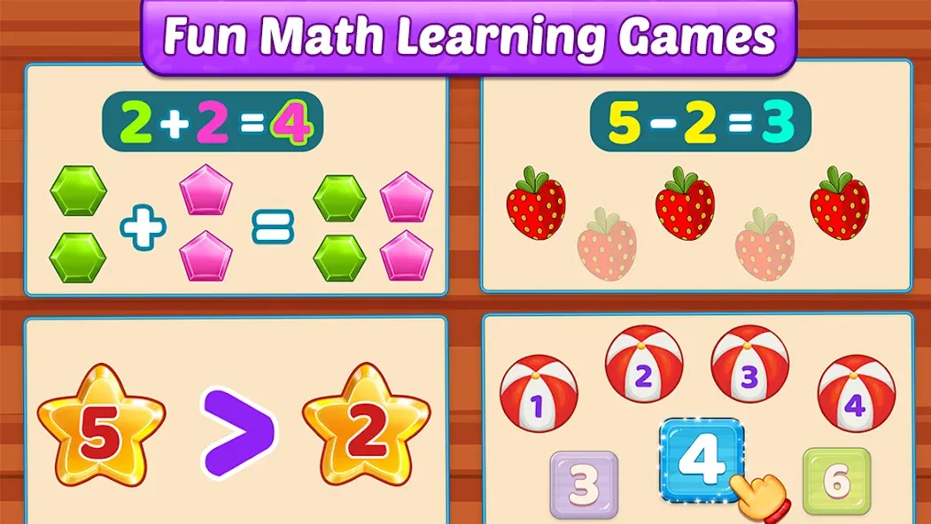 Math Kids: Math Games For Kids (Мод Без рекламы и все уровни открыты) — скриншот 5 Math Kids: Math Games For Kids (Мод Без рекламы и все уровни открыты) — скриншот 5