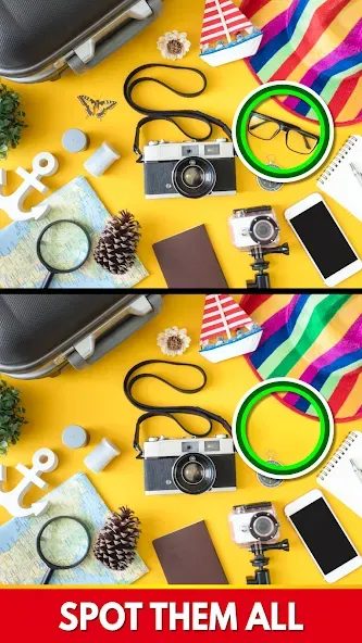 Скачать Find The Differences - Spot it на Android — Подсказки без ограничений и все уровни — скриншот 2