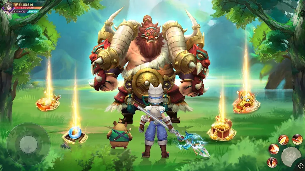 Yong Heroes 2: Storm Returns — Взломанная версия (Безлимитные ресурсы и мощное снаряжение) — скриншот 4 Yong Heroes 2: Storm Returns — Взломанная версия (Безлимитные ресурсы и мощное снаряжение) — скриншот 4