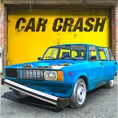 Скачать Car Crash Racing - Russia MOD APK — Безлимитные деньги и топливо