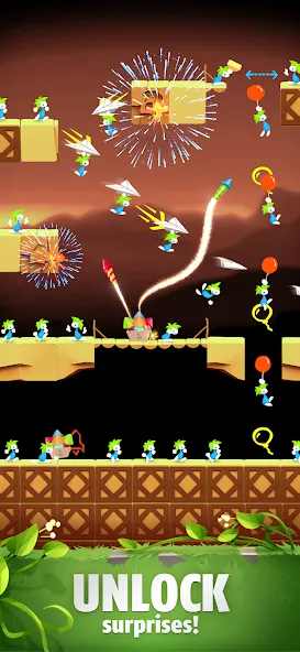 Lemmings MOD APK на Android — Безлимитные деньги и все уровни — скриншот 5