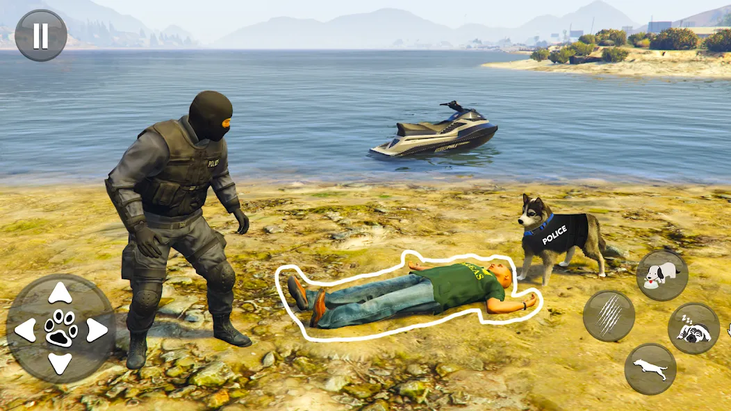 Toby Police Dog Sim: Dogs Game MOD APK на Android — Много денег и открыты уровни — скриншот 1 Toby Police Dog Sim: Dogs Game MOD APK на Android — Много денег и открыты уровни — скриншот 1