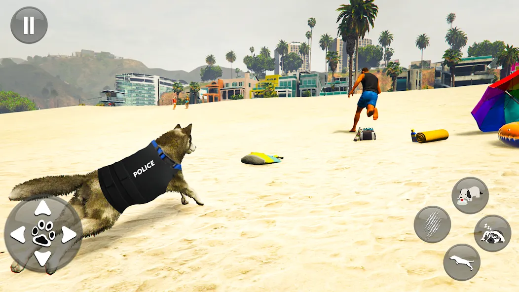 Toby Police Dog Sim: Dogs Game MOD APK на Android — Много денег и открыты уровни — скриншот 4 Toby Police Dog Sim: Dogs Game MOD APK на Android — Много денег и открыты уровни — скриншот 4