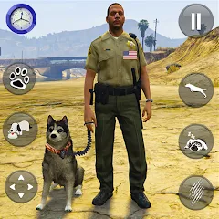 Toby Police Dog Sim: Dogs Game MOD APK на Android — Много денег и открыты уровни