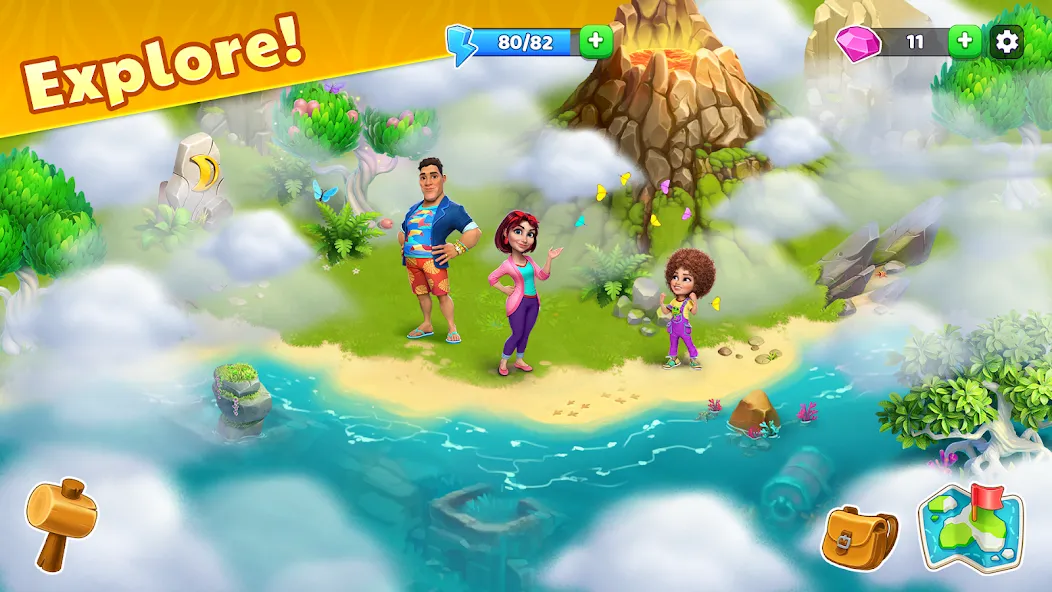 Bermuda Adventures Farm Island (Мод Безлимитные деньги и ресурсы) — скриншот 4
