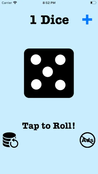 Dice Roller! MOD APK — Улучшенные броски и все грани — скриншот 1