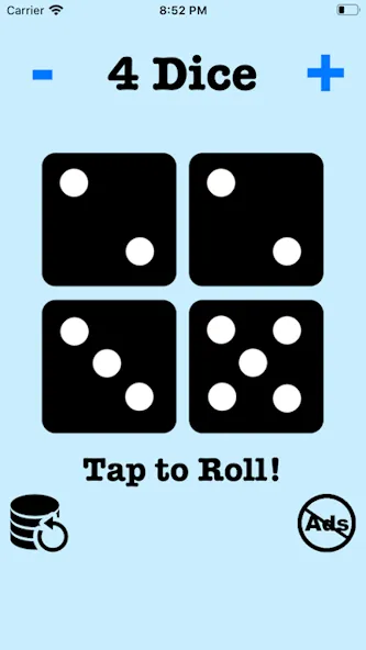 Dice Roller! MOD APK — Улучшенные броски и все грани — скриншот 4