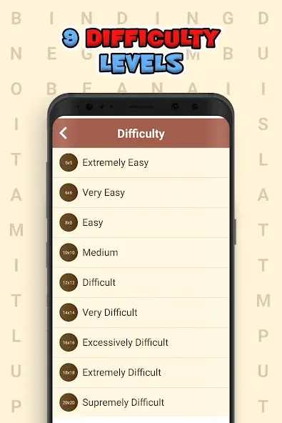 Korean! Word Search на Андроид — Безлимитные подсказки и жизни — скриншот 3 Korean! Word Search на Андроид — Безлимитные подсказки и жизни — скриншот 3