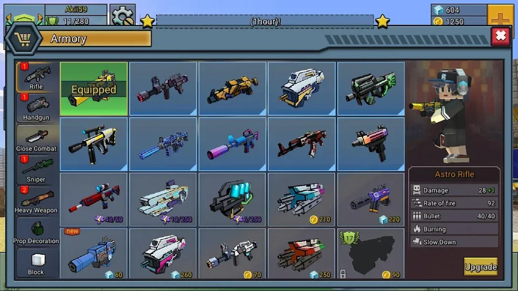 Build and Shoot MOD APK на Android — Безлимитные ресурсы и оружие — скриншот 1